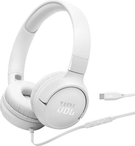 אוזניות On-Ear חוטיות JBL ג'יי בי אל Tune 520 Type-C - לבן