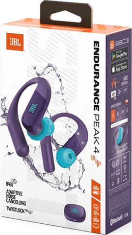 אוזניות TWS אלחוטיות JBL ג'יי בי אל Endurance Peak 4 TWS סגול
