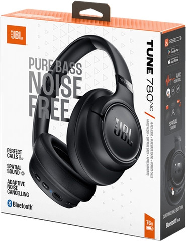 אוזניות אלחוטיות עם ביטול רעשים JBL ג'יי בי אל Tune 780NC - שחור
