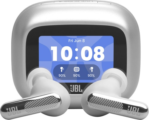 אוזניות אלחוטיות עם ביטול רעשים JBL ג'יי בי אל Live Beam 4 כסוף