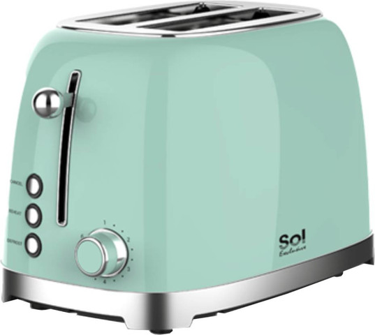 מצנם מפואר 2 פרוסות Sol SL-7205 ירוק