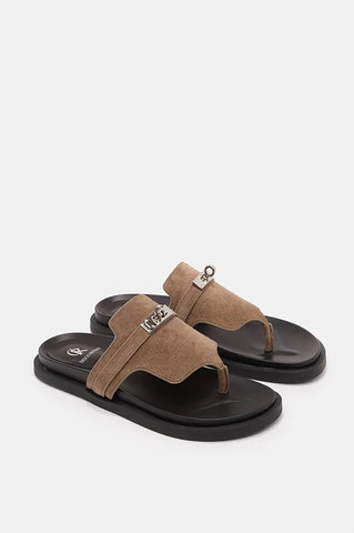 כפכפי דיסקו רוסו Lock Buckle נשים