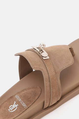 כפכפי דיסקו רוסו Lock Buckle נשים