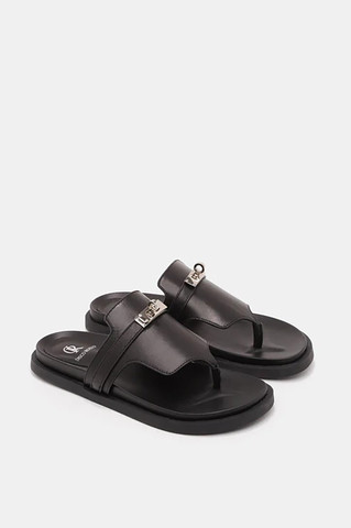 כפכפי דיסקו רוסו Lock Buckle נשים