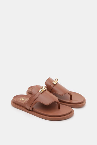 כפכפי דיסקו רוסו Lock Buckle נשים