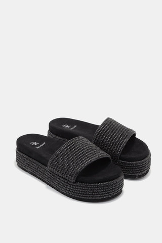כפכפי דיסקו רוסו Rocco Raffia נשים