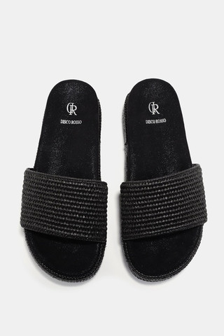 כפכפי דיסקו רוסו Rocco Raffia נשים