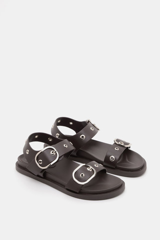 סנדלי דיסקו רוסו 2 Buckles נשים