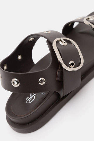 סנדלי דיסקו רוסו 2 Buckles נשים