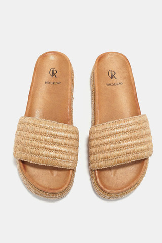 כפכפי דיסקו רוסו Rocco Raffia נשים