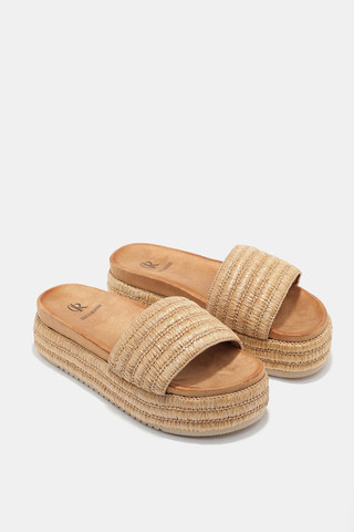 כפכפי דיסקו רוסו Rocco Raffia נשים