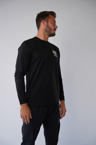 חולצת טישרט ארוכה Side Print גברים