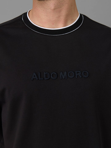 חולצת טישירט קצרה אלדו מורו Strip Collar גברים