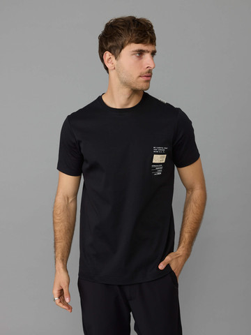 חולצת טישירט קצרה אליקסיר Back Print גברים