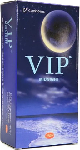 קונדומים דקים במיוחד לחוויית מגע טבעית | V.I.P Midnight