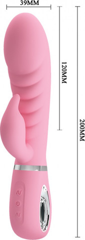 Pink Lady | ויברטור כפול בעיצוב רך ואלגנטי לחוויית מולטי אורגזמה
