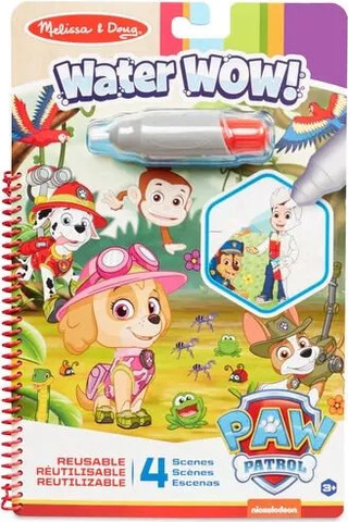 חוברת טוש המים מפרץ ההרפתקאות דגם Paw Patrol Skye