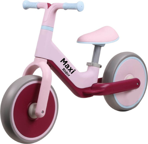 אופני איזון מגיל 3 שנים ומעלה דגם Maxi Rider צבע ורוד