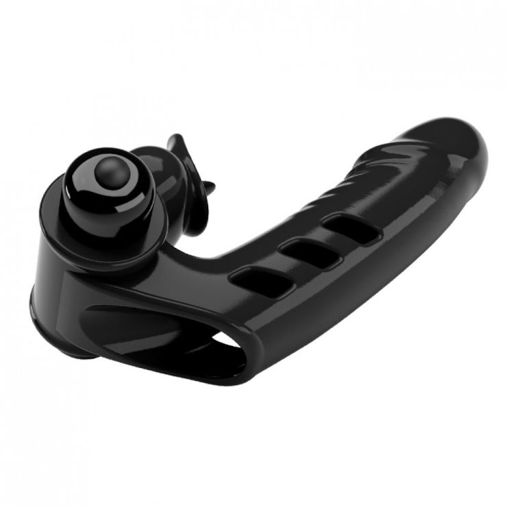 ויברטור אצבע לגירוי כפול ביד אחת | Finger Rabbit Black