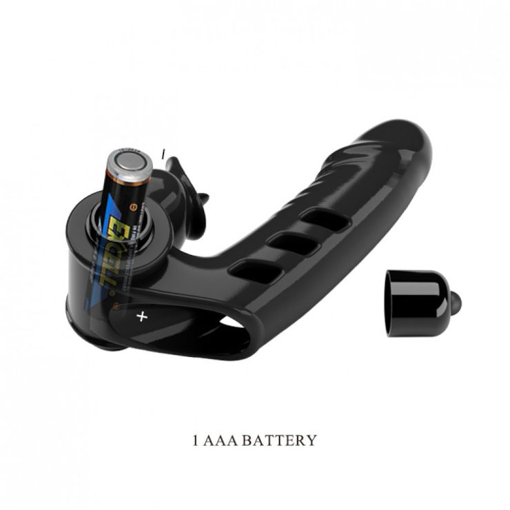 ויברטור אצבע לגירוי כפול ביד אחת | Finger Rabbit Black