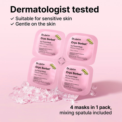 Cryo Sorbet Icy Facial Mask מסכת פנים מקררת במרקם סורבה