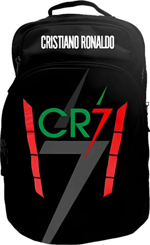 סט חזרה לבית ספר רונאלדו CR7 - תיק גב חצי אורטופדי, קלמר שני תאים ובקבוק עם פקק חכם