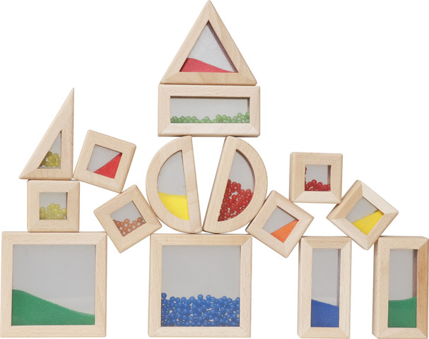 15 קוביות סנסוריות מעץ
