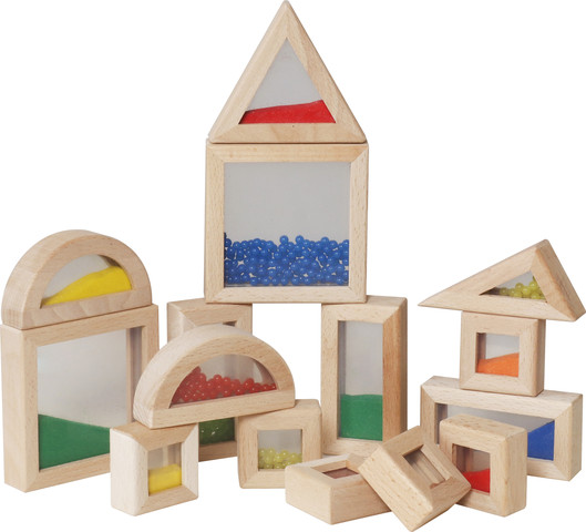 15 קוביות סנסוריות מעץ