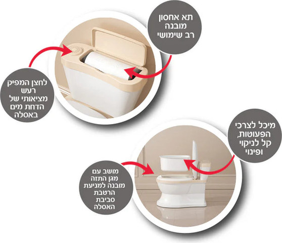 אסלת גמילה לפעוטות - בז׳