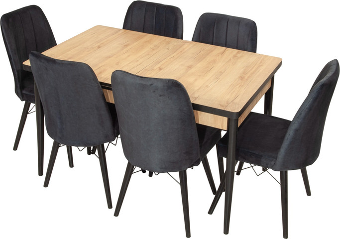 פינת אוכל + 6 כסאות דגם אורבן מבית Twins Design