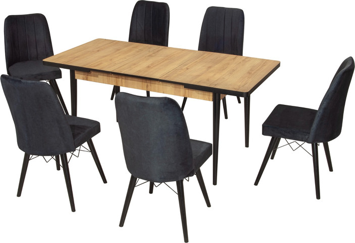 פינת אוכל + 6 כסאות דגם אורבן מבית Twins Design