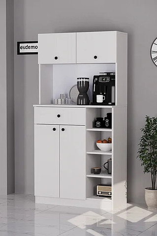 ארון שירות לחדר בצבע לבן דגם סיירן מבית Twins Design