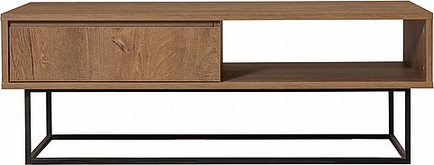 שולחן סלון ברוחב 120 בצבע חום WALNUT דגם אלישבע