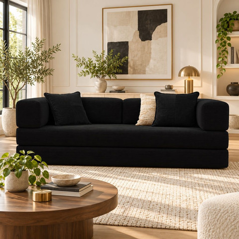 ספה נפתחת למיטה דגם Lux Comfort במגוון צבעים מבית Twins Design