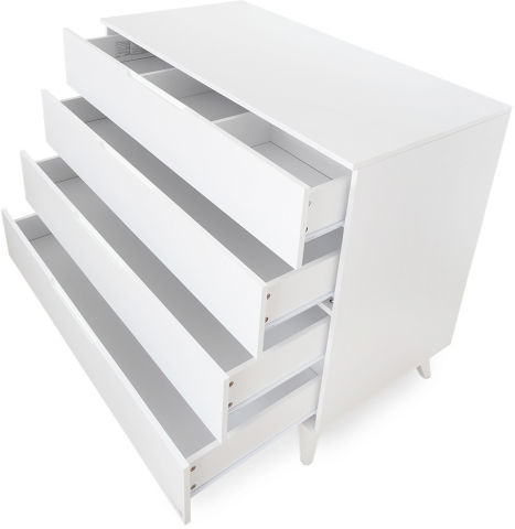 שידת אחסנה קיילי לבן קלאסי – Kylie™ Dresser Classic White 120 cm