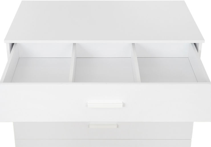 שידת אחסנה ריין לבן קלאסי - Rain™ Dresser Classic White 100 cm