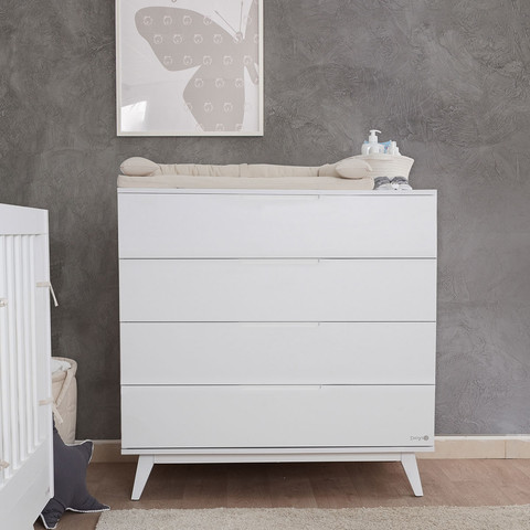 שידת אחסנה קלואי לבן קלאסי - Chloie™ Dresser Classic White 100 cm
