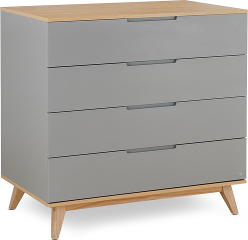 שידת אחסנה קלואי אפור/עץ - Chloie™ Dresser Graphit/Wood 100 cm