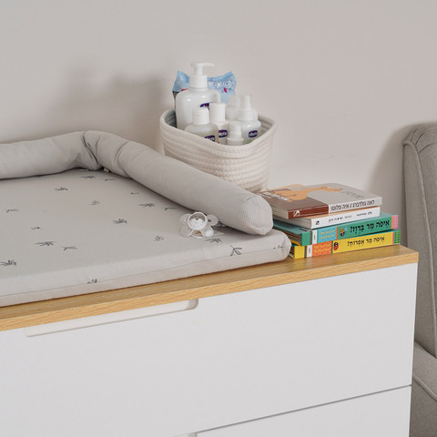שידת אחסנה קלואי לבן/עץ - Chloie™ Dresser White/Wood 100 cm