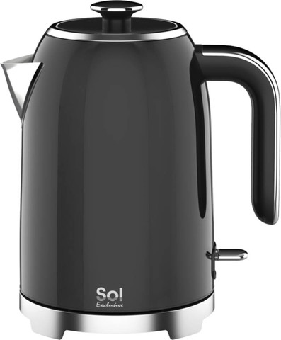 קומקום חשמלי מפואר 1.7 ליטר Sol SL-7003 שחור