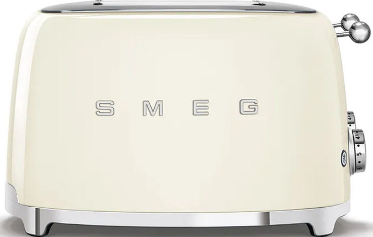 מצנם 4 פרוסות בעיצוב רטרו Smeg סמג TSF03CREU קרם