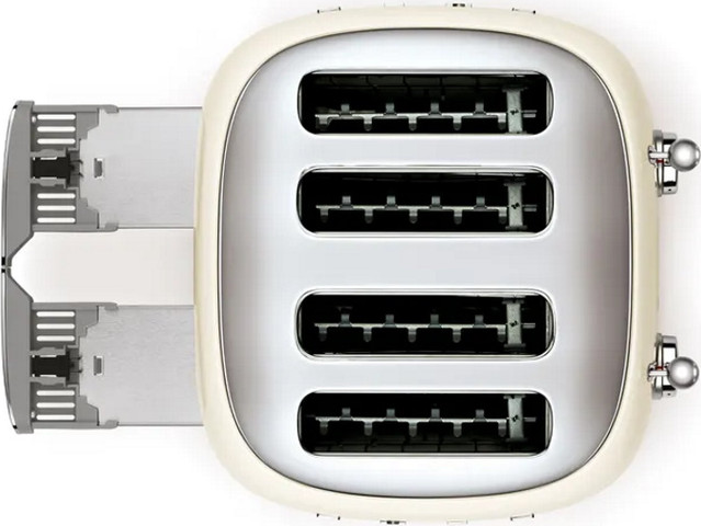 מצנם 4 פרוסות בעיצוב רטרו Smeg סמג TSF03CREU קרם