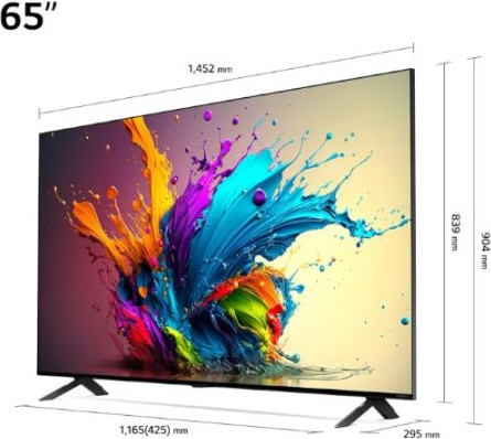 טלוויזיה חכמה "65 4K QNED MINI LED מבית LG אל ג`י דגם 65QNED90T6A