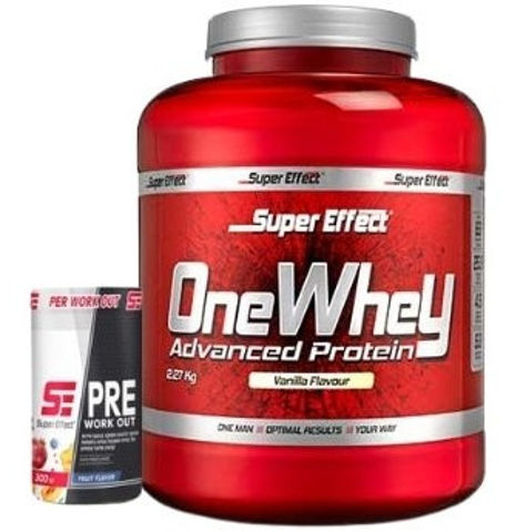 אבקת חלבון One Whey טעם קרם עוגיות + קדם אימון