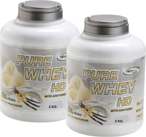 זוג אבקת חלבון מי גבינה Pure Whey HD בטעם וניל