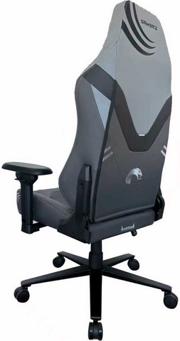 כיסא גיימינג ארגונומי מתכוונן Cobra אפור בעיצוב ספורטיבי ונושם, מבית Gamerz