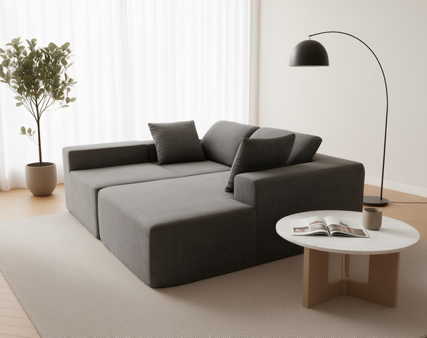 ספת Love Seat מודולרית 2 מצבים בטכנולוגיית Compression מבית Fluffies