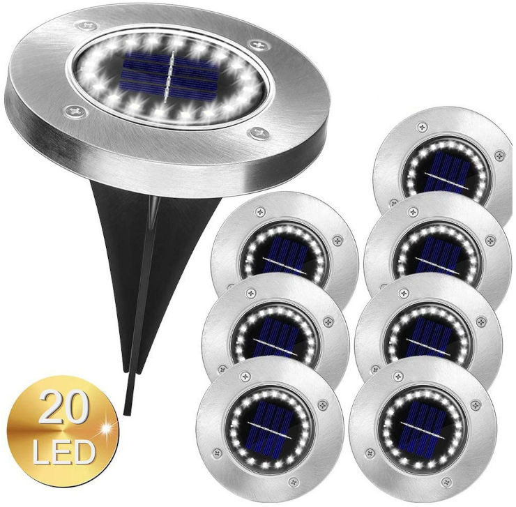 סט 4 יחידות פנסי SPOT סולאריים