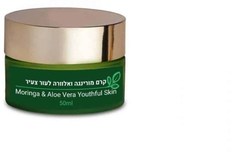 קרם מורינגה ואלוורה לעור צעיר