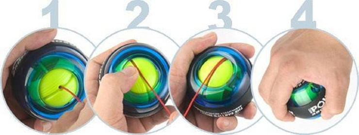 כדור כוח ג'ירו פאוורבול  POWERBALL FORCE BALL -ירוק